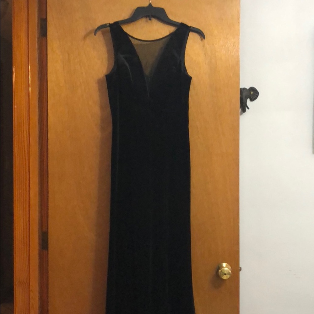 Black Velvet full length gown